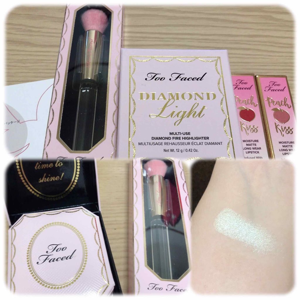 ダイヤモンドライト ハイライター ブラシ/Too Faced/メイクブラシを使ったクチコミ(1枚目)