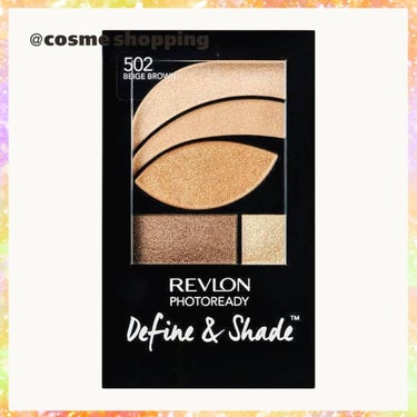 フォトレディ ディファイン ＆ シェード 502　ベージュブラウン/REVLON/アイシャドウパレットを使ったクチコミ（1枚目）