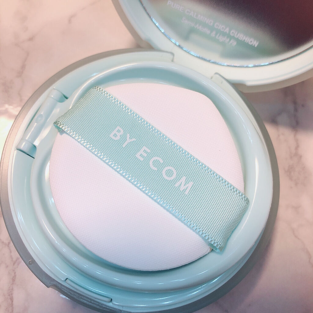 ピュアカーミングシカ クッションファンデーション/BY ECOM/クッションファンデーションを使ったクチコミ（3枚目）