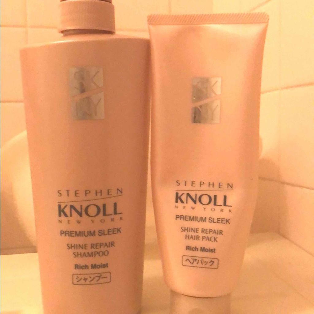 プレミアムスリーク シャインリペア シャンプー リッチモイスト/スティーブンノル ニューヨーク/市販シャンプーを使ったクチコミ(1枚目)