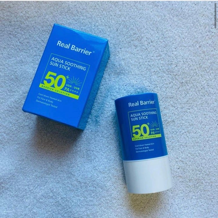 アクアスージングサンスティック/Real Barrier/日焼け止めスティックを使ったクチコミ(1枚目)