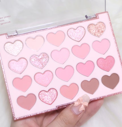 ムードシャドウパレット 06 スウィートハート/dasique/アイシャドウパレットを使ったクチコミ(1枚目)