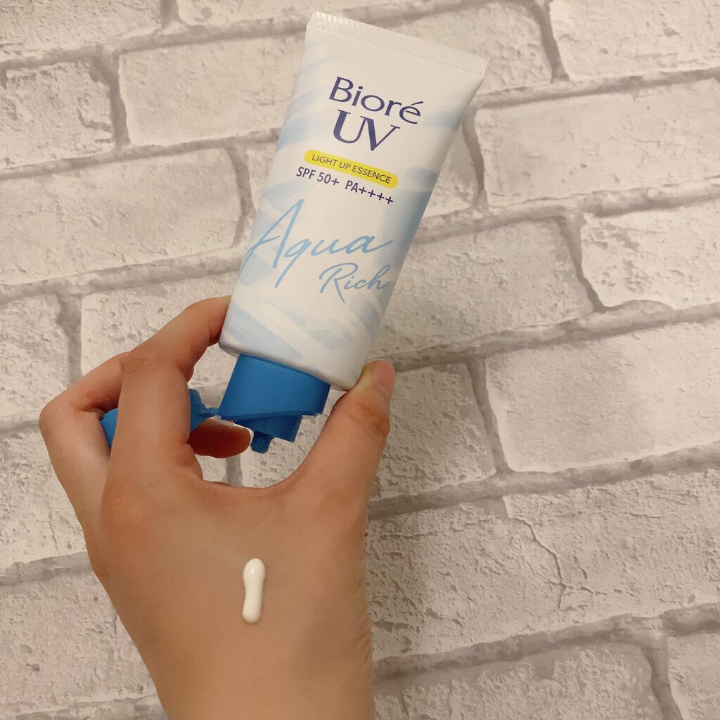 ビオレUV アクアリッチ ライトアップエッセンス/ビオレ/日焼け止めクリームを使ったクチコミ(3枚目)