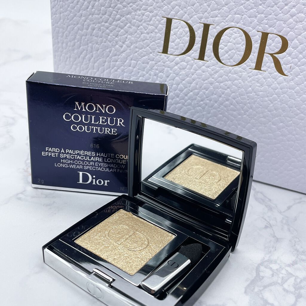 モノ クルール クチュール 616 ゴールド スター/Dior/単色アイシャドウを使ったクチコミ（1枚目）