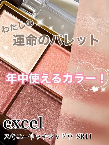 スキニーリッチシャドウ/excel/アイシャドウパレットを使ったクチコミ（1枚目）