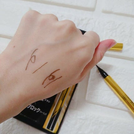 ハイパーシャープ ライナー R/MAYBELLINE NEW YORK/リキッドアイライナーを使ったクチコミ(4枚目)