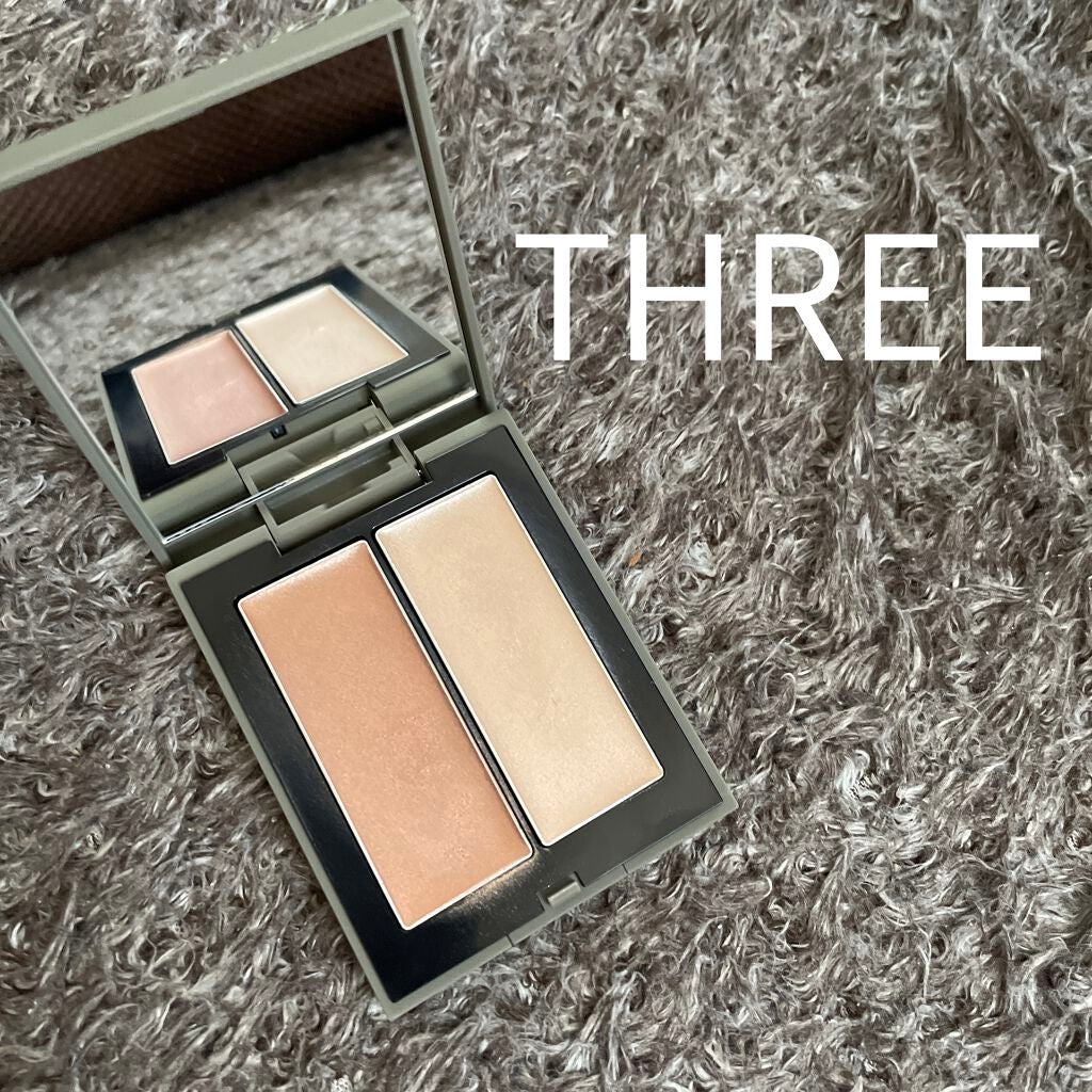 THREE シマリング グロー デュオ/THREE/クリームハイライトを使ったクチコミ(1枚目)