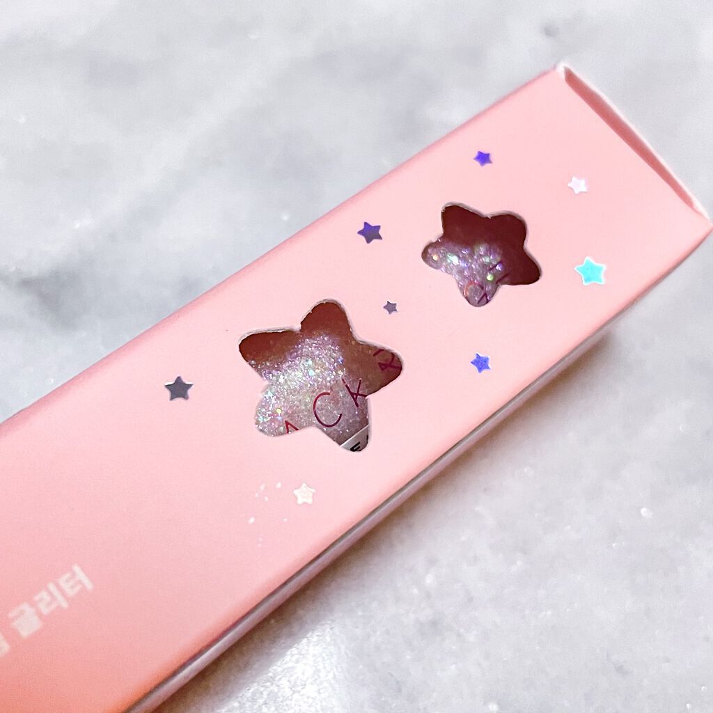 パールブリーアイグリッター G02 あまいコンペイトウ/BLACK ROUGE/グリッターを使ったクチコミ（3枚目）