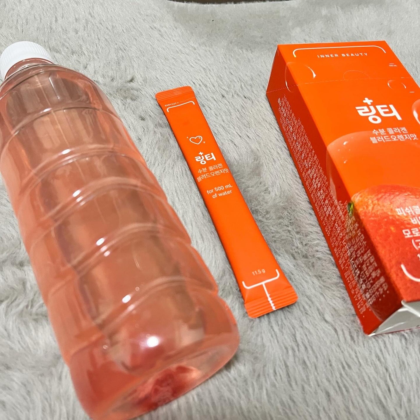 LINGTEA うるおい水分コラーゲン ブラッドオレンジ味/LINGTEA/美容サプリメントを使ったクチコミ(2枚目)