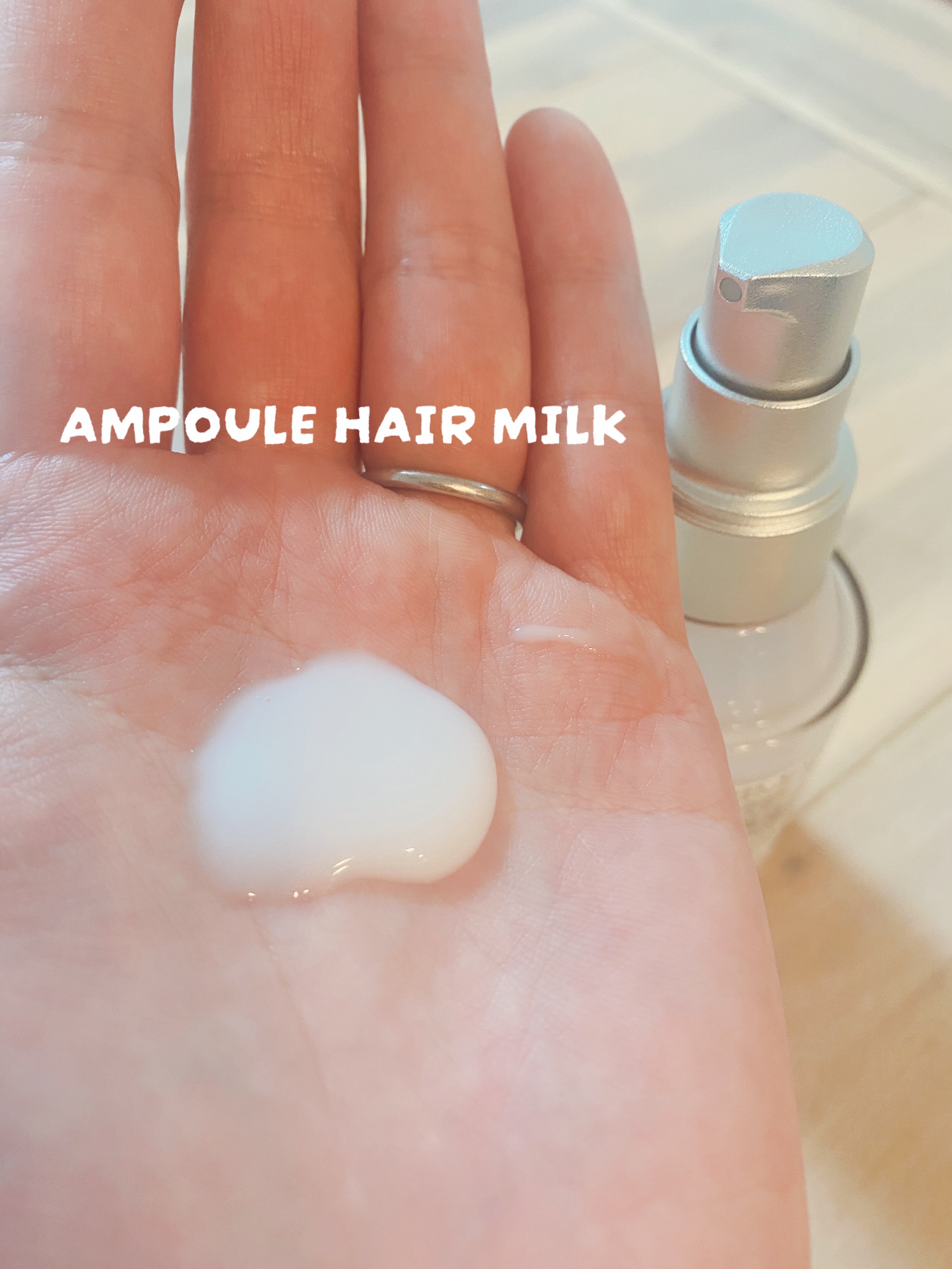 モイスト＆ダメージケア アンプルミルク/ボンドプレックス/ヘアミルクを使ったクチコミ（2枚目）