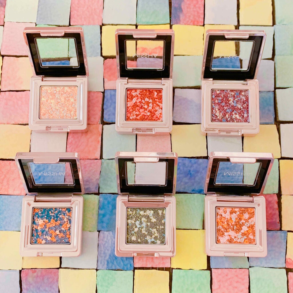 グリッタープリズム シャドウ/MISSHA/グリッターを使ったクチコミ(2枚目)