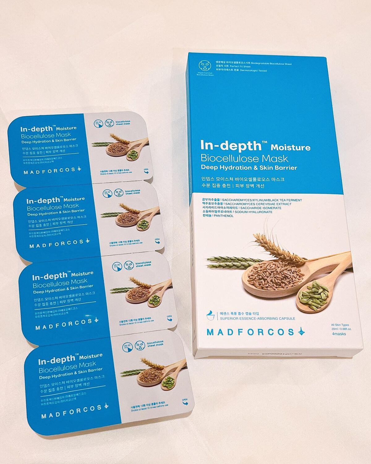 インデップス™モイスチャーバイオセルロースマスク/MADFORCOS/シートマスク・パックを使ったクチコミ(4枚目)