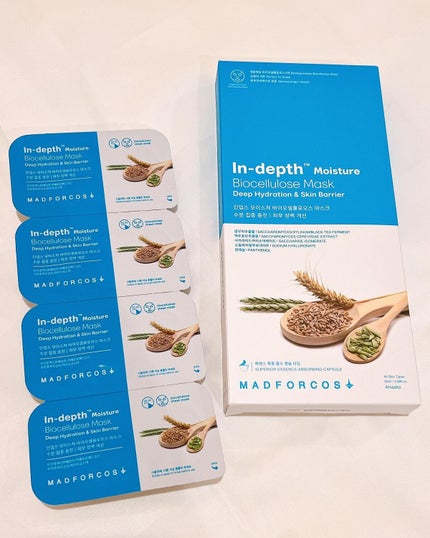 インデップス™モイスチャーバイオセルロースマスク/MADFORCOS/シートマスク・パックを使ったクチコミ(4枚目)