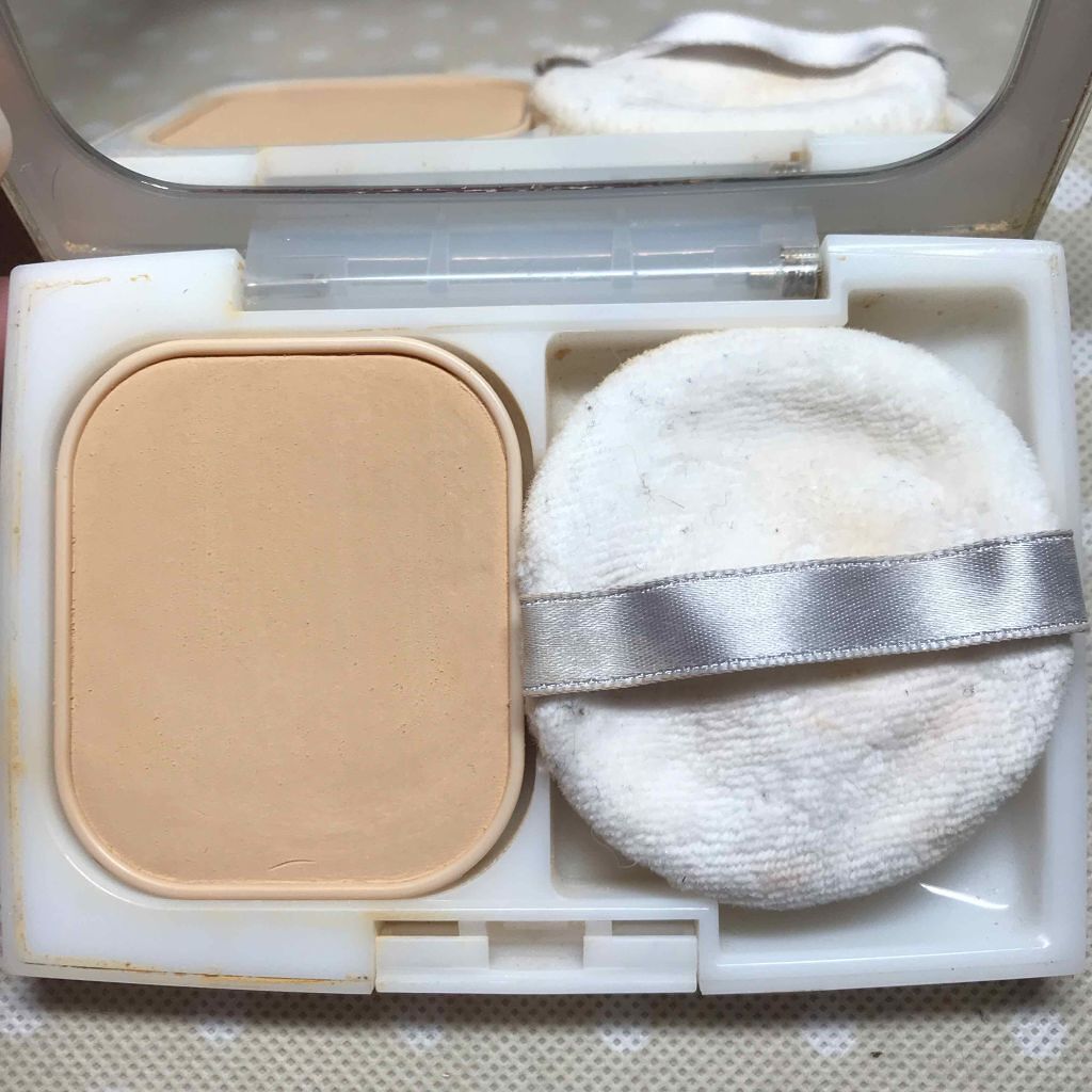 モイスチャー パウダー ファンデーション(スポンジ入り)/ちふれ/パウダーファンデーションを使ったクチコミ(2枚目)