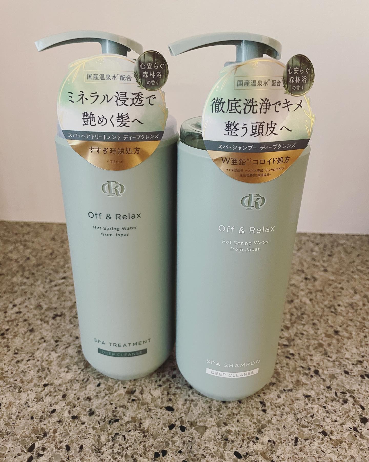 スパ・シャンプー/ヘアトリートメント ディープクレンズ シャンプー 460ml/Off&Relax/市販シャンプーを使ったクチコミ（1枚目）