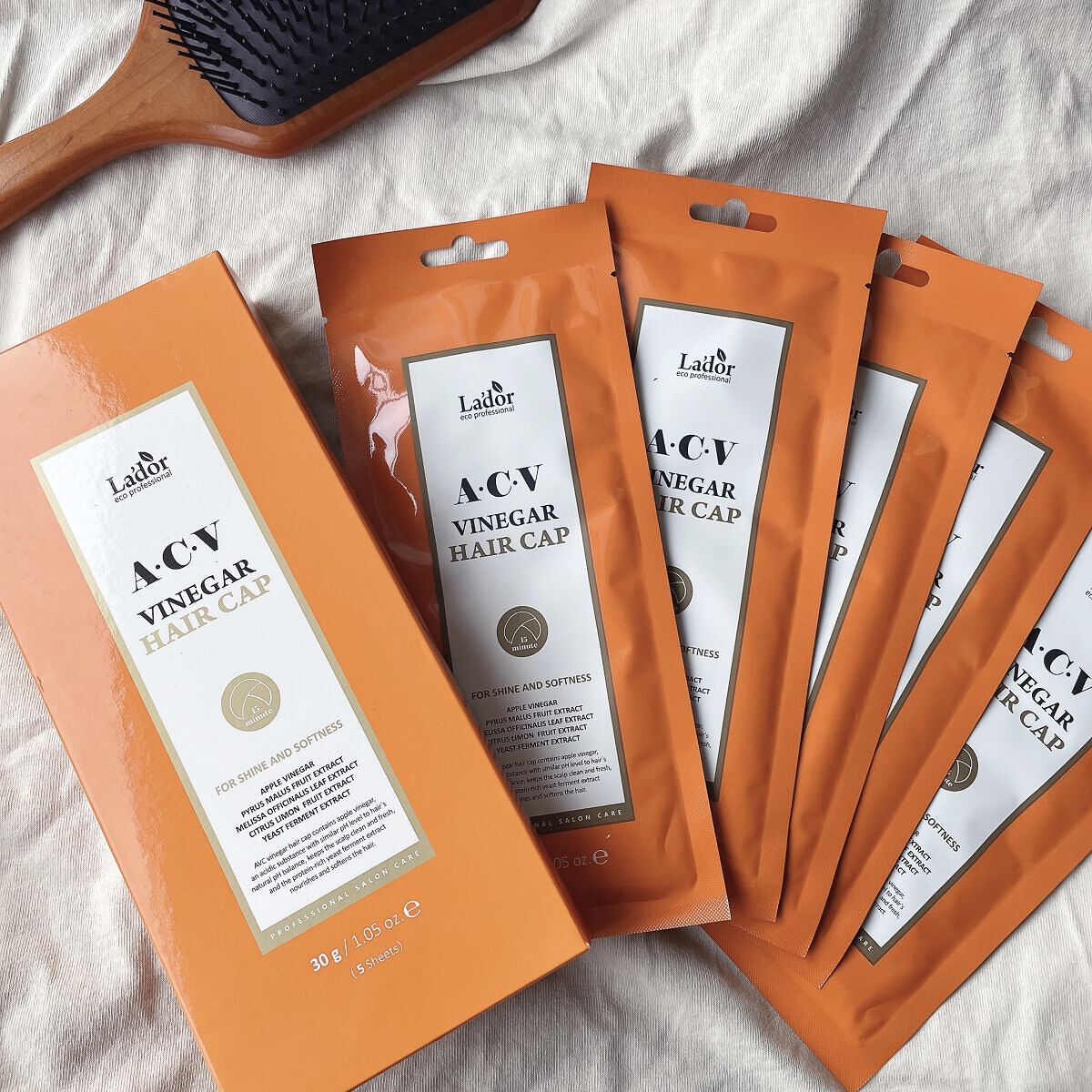 ACV VINEGAR HAIR CAP /La'dor/アウトバストリートメントを使ったクチコミ（1枚目）