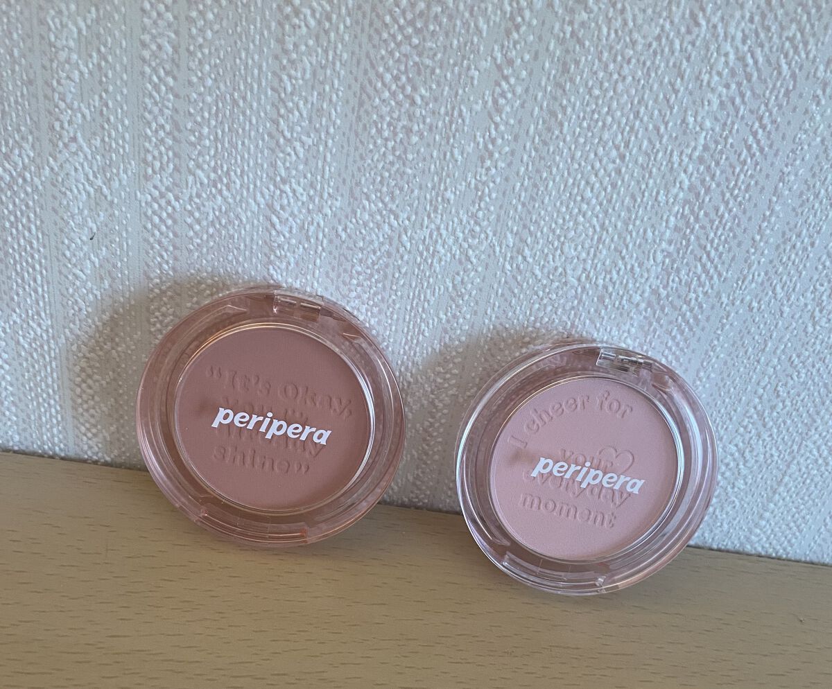 ピュア ブラッシュド サンシャイン チーク/PERIPERA/パウダーチークを使ったクチコミ（1枚目）
