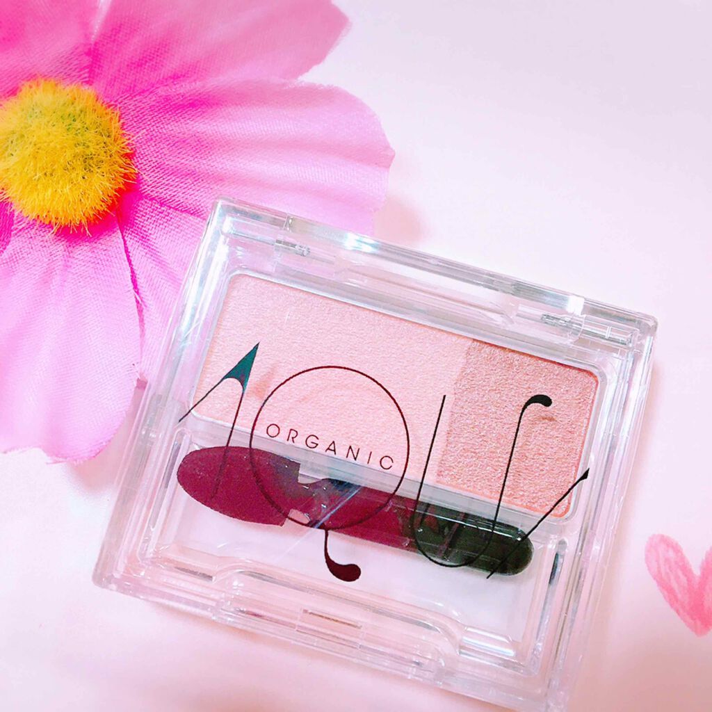 オーガニックデュオシャドー/アクア・アクア/アイシャドウパレットを使ったクチコミ（1枚目）