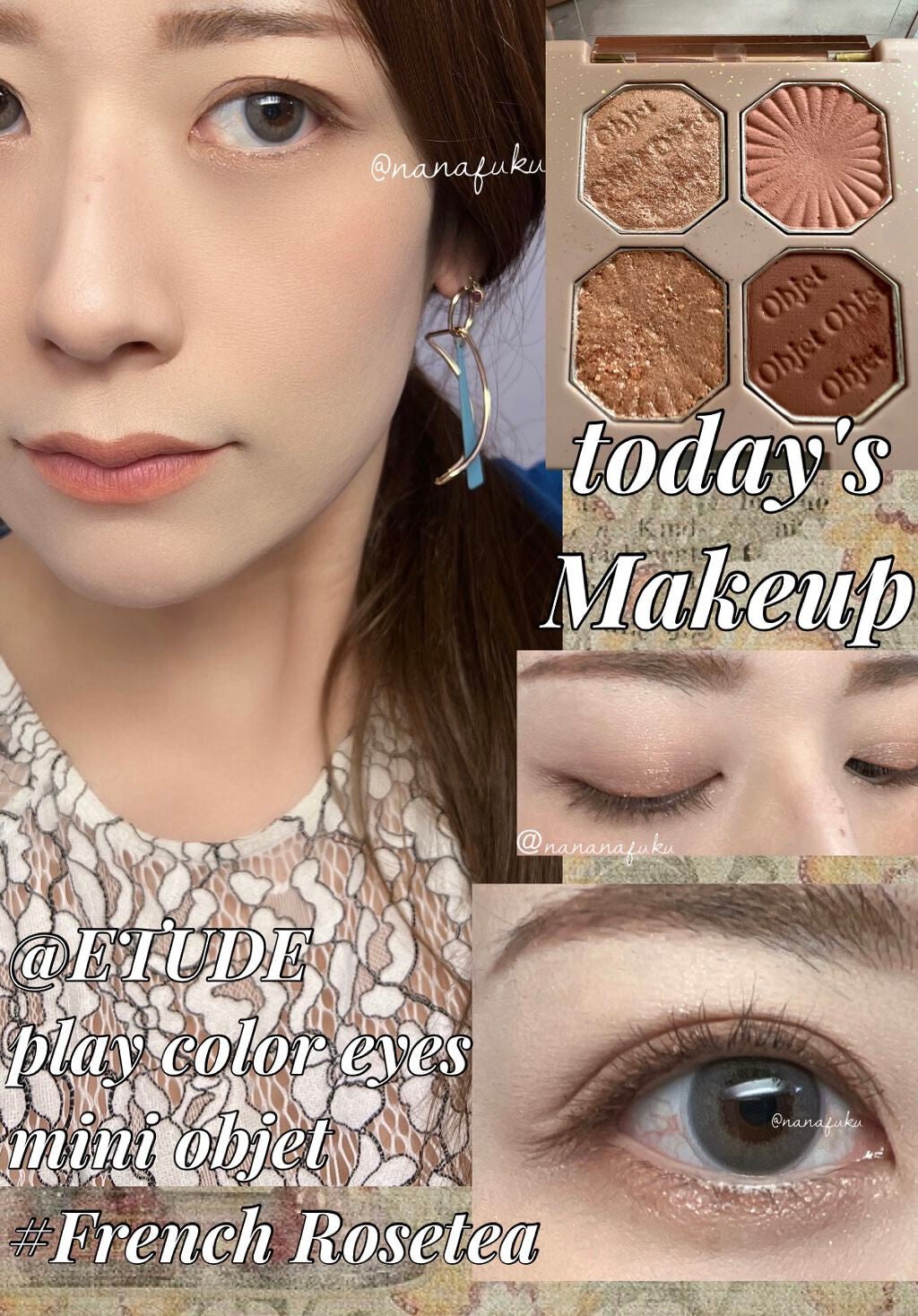 プレイカラーアイズ ミニオブジェ/ETUDE/アイシャドウパレットを使ったクチコミ(1枚目)