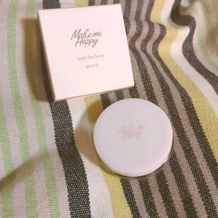 メイクミーハッピー ソリッドパフューム WHITE/キャンメイク/練り香水を使ったクチコミ(1枚目)