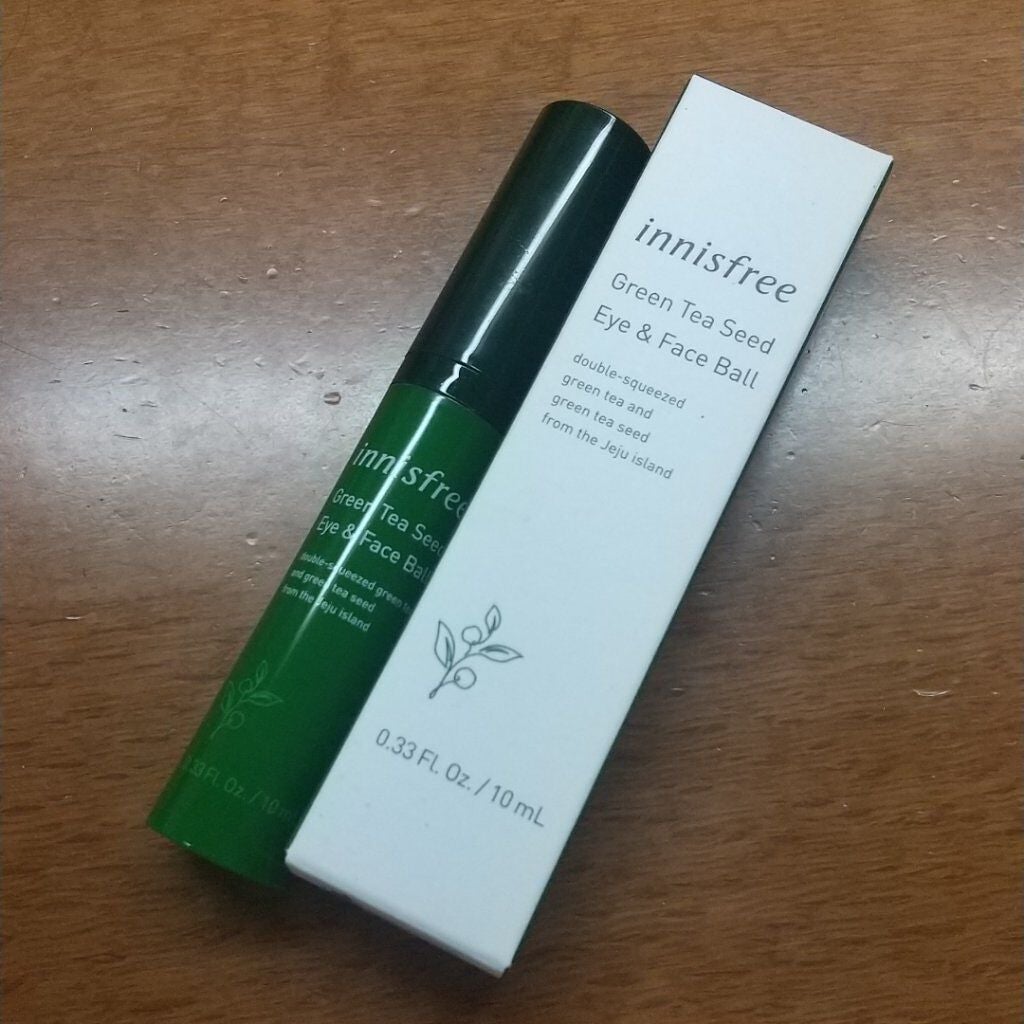 グリーンティーシード アイ&フェイスボール/innisfree/美容液を使ったクチコミ(3枚目)