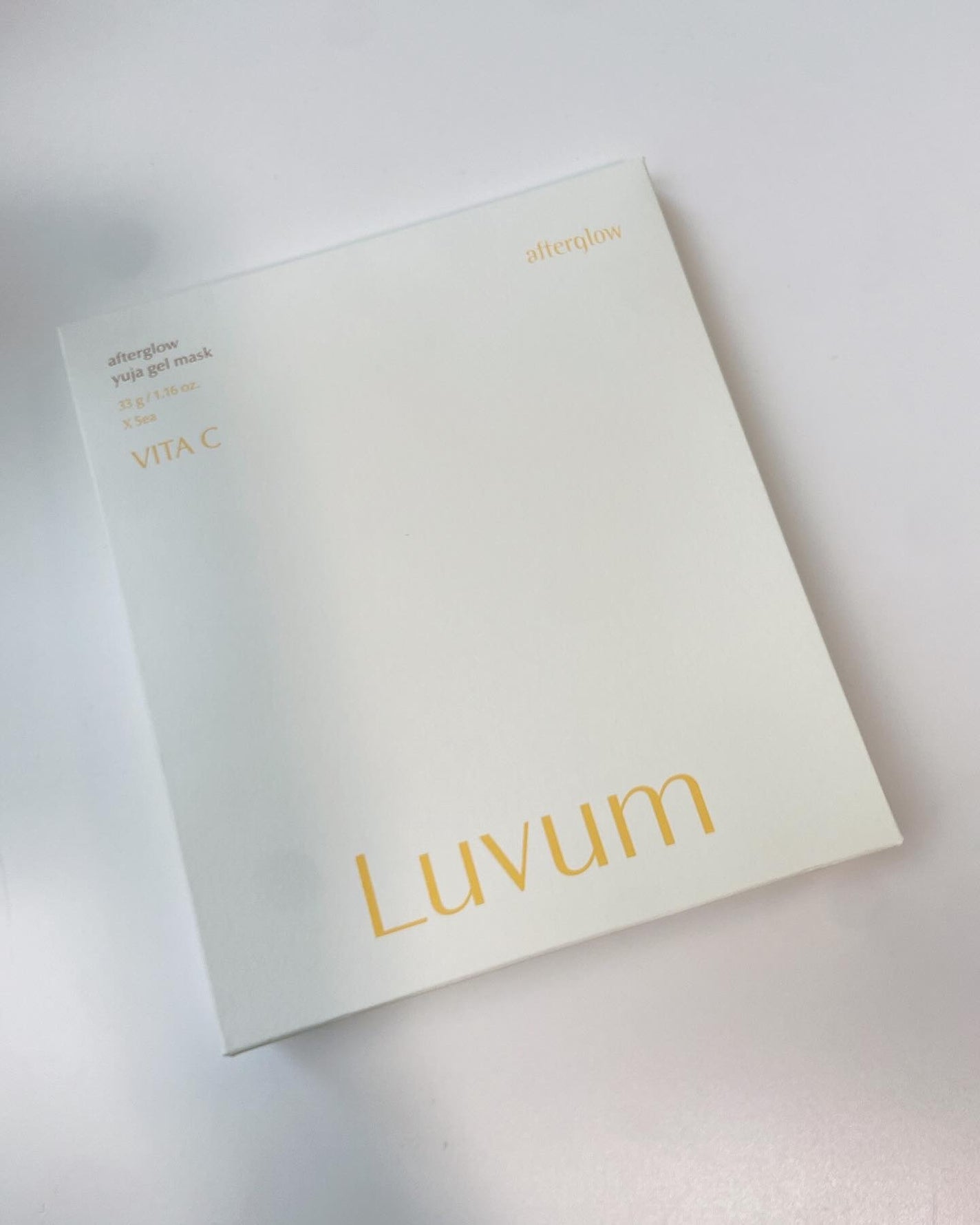 ラビューム アフターグロウ ゆずゲルマスク/Luvum/シートマスク・パックを使ったクチコミ(2枚目)