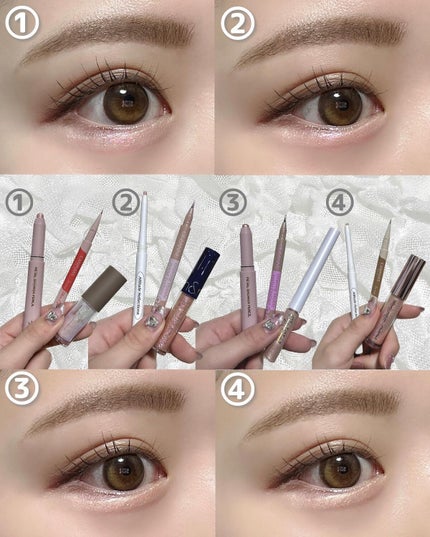 描くふたえアイライナー/CEZANNE/リキッドアイライナーを使ったクチコミ(6枚目)