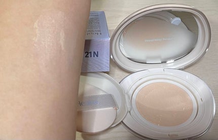 ブリージンググロークッション/Healus/クッションファンデーションを使ったクチコミ(6枚目)