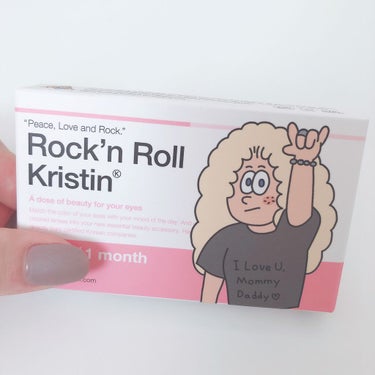 Rock'n Roll Kristin/Hapa kristin/カラーコンタクトレンズを使ったクチコミ（1枚目）