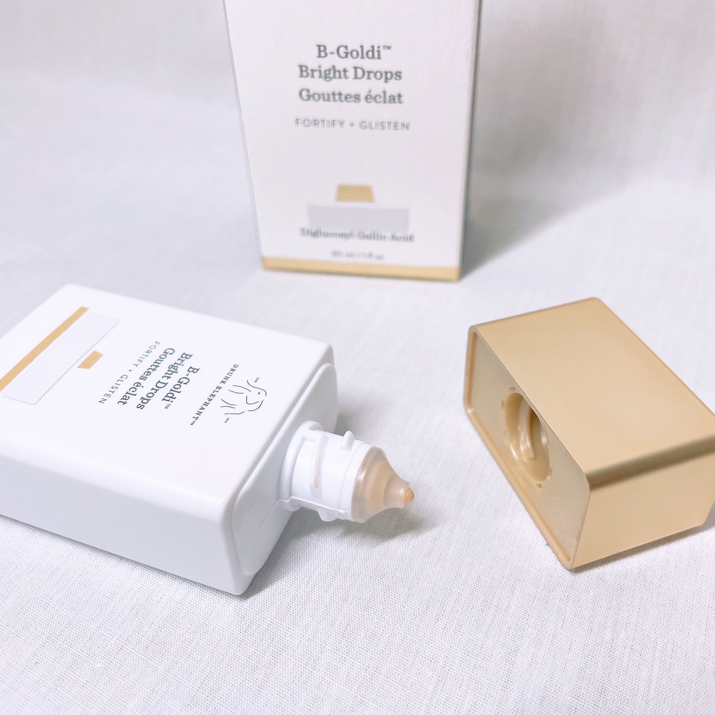 ビーゴールディ ブライト ドロップス/Drunk Elephant/美容液を使ったクチコミ(2枚目)