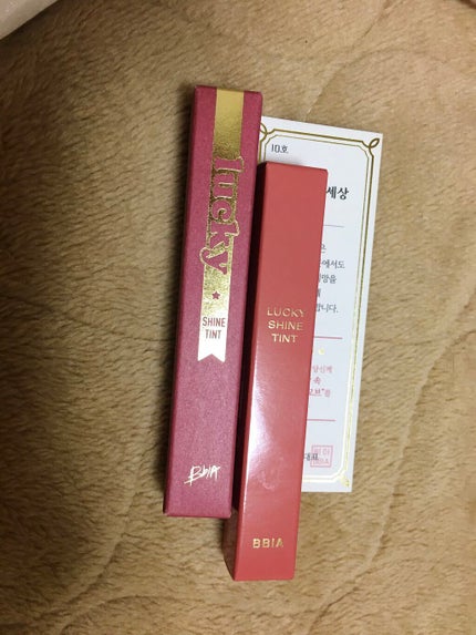 ラッキーシャインティント/BBIA/リップティントを使ったクチコミ(1枚目)