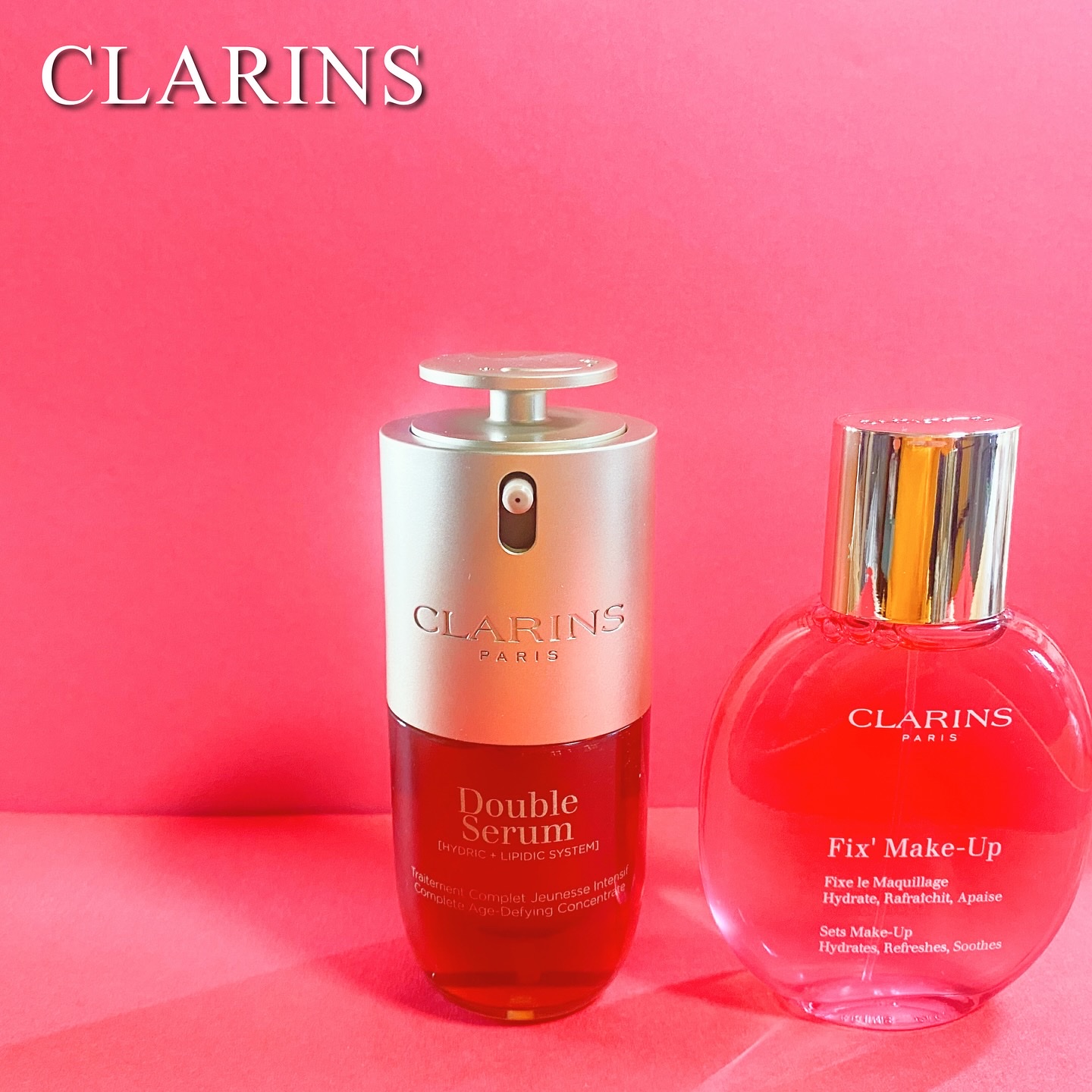 フィックス メイクアップ N/CLARINS/ミスト状化粧水を使ったクチコミ（1枚目）