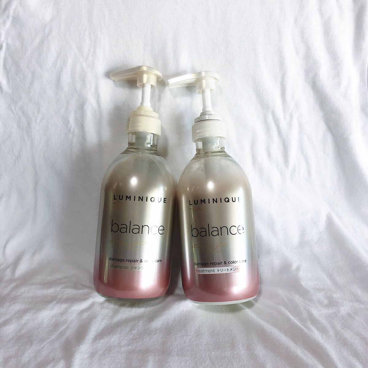 ルミニーク バランス ダメージリペア＆カラーケア シャンプー/トリートメント トリートメント ポンプ 480g/LUX/市販シャンプーを使ったクチコミ（2枚目）