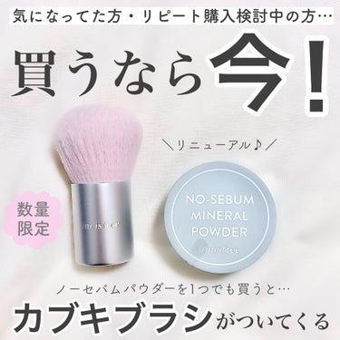 ノーセバム　ミネラルパウダー　N/innisfree/ルースパウダーを使ったクチコミ（1枚目）