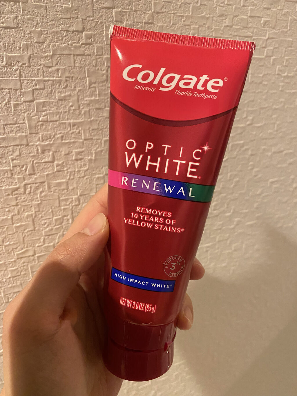 コルゲート オプティックホワイト/colgate/歯磨き粉を使ったクチコミ（1枚目）