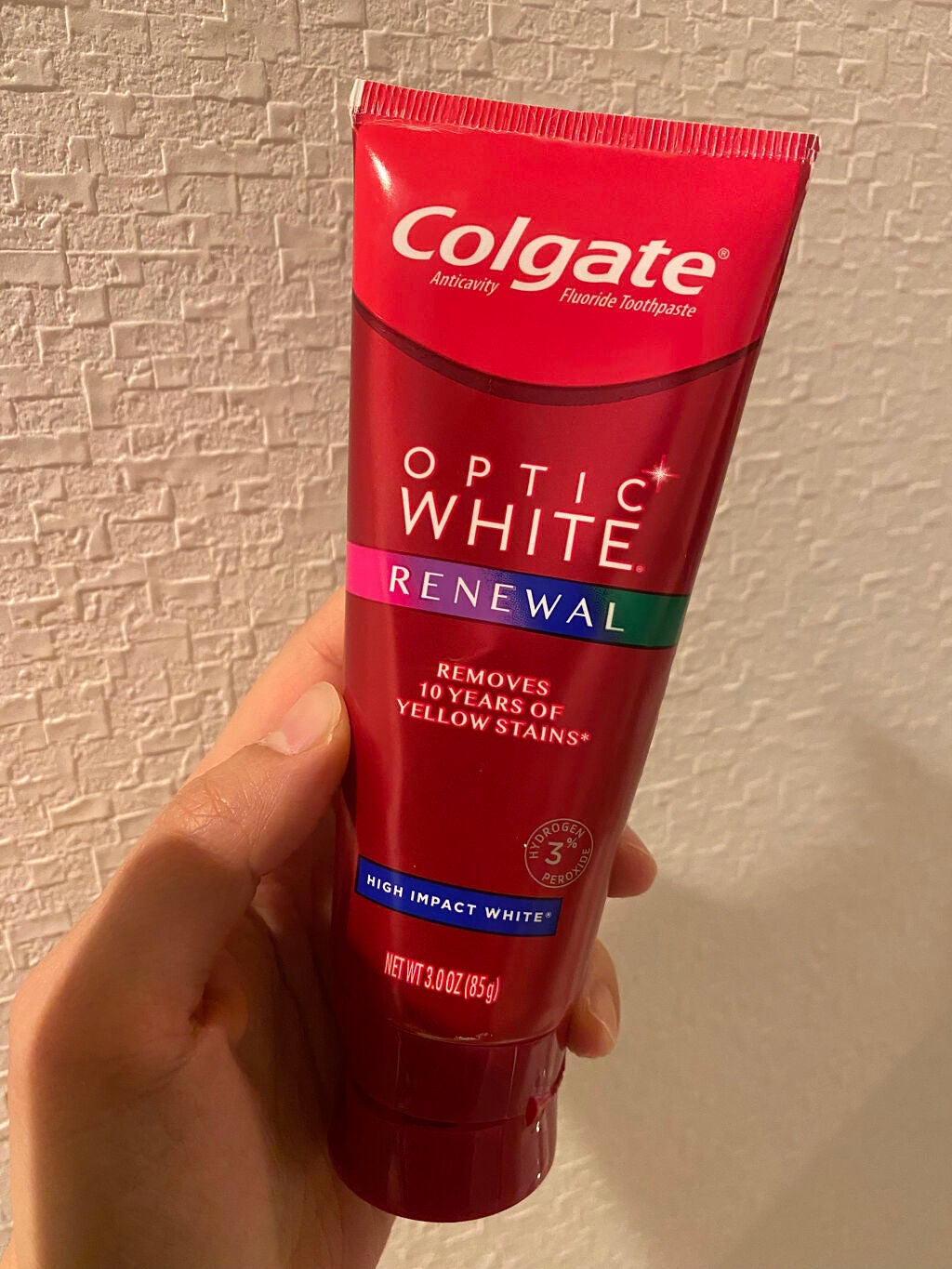 コルゲート オプティックホワイト/colgate/歯磨き粉を使ったクチコミ(1枚目)