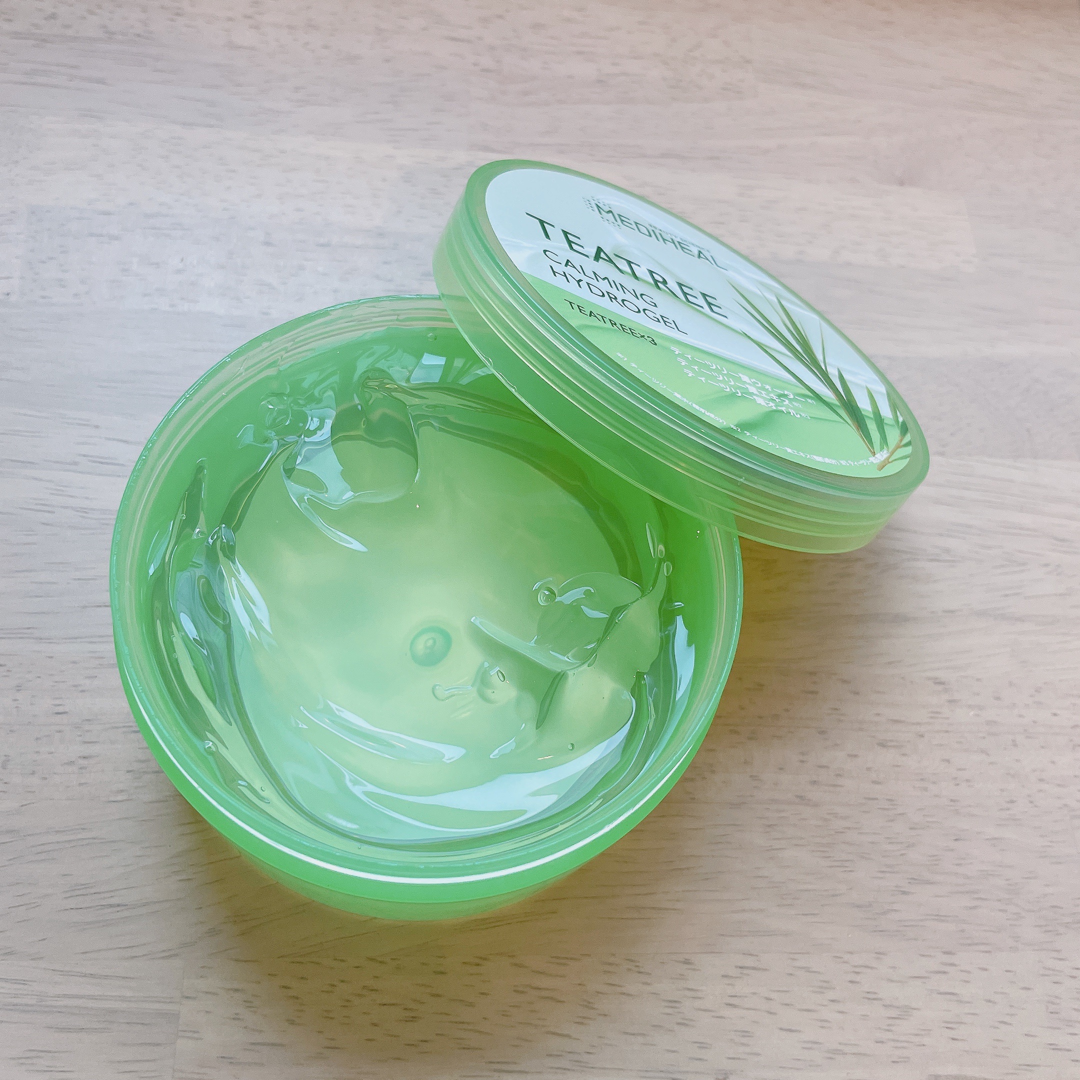 ティーツリーカーミングハイドロジェル/MEDIHEAL/ボディローションを使ったクチコミ（3枚目）