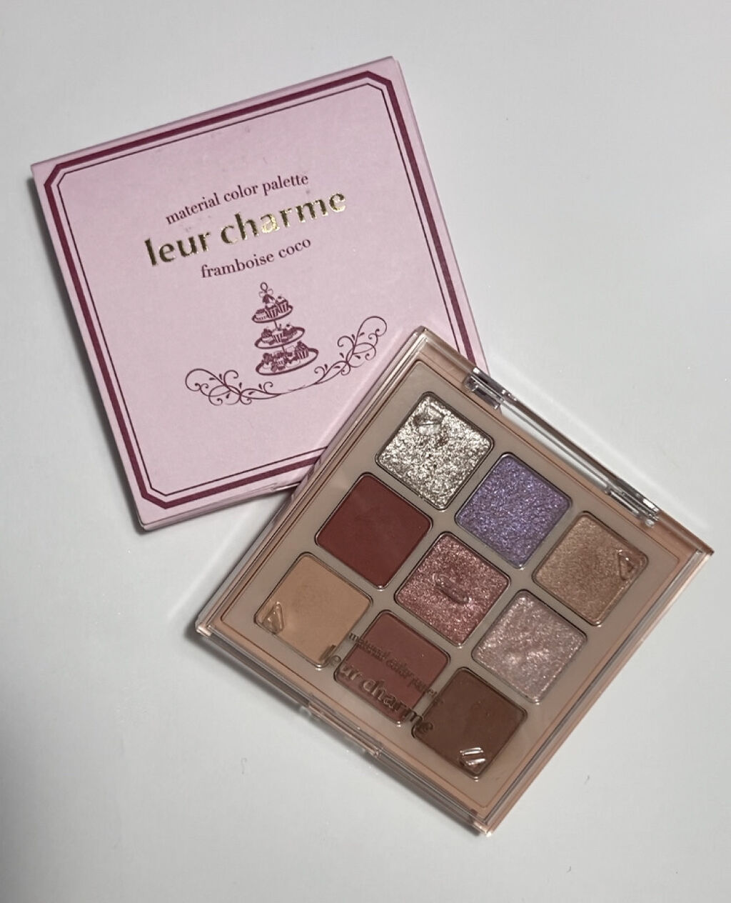 マテリアルカラーパレット/leur charme/アイシャドウパレットを使ったクチコミ（1枚目）