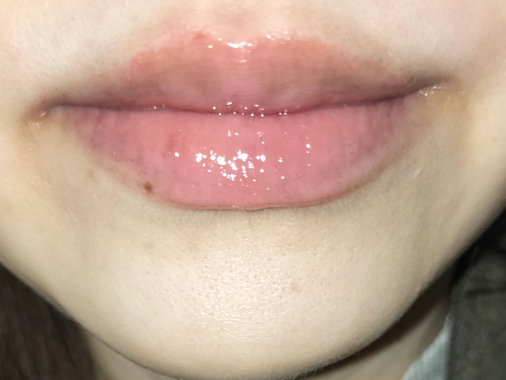 デュードロップリップオイル/upink/リップグロスを使ったクチコミ（3枚目）