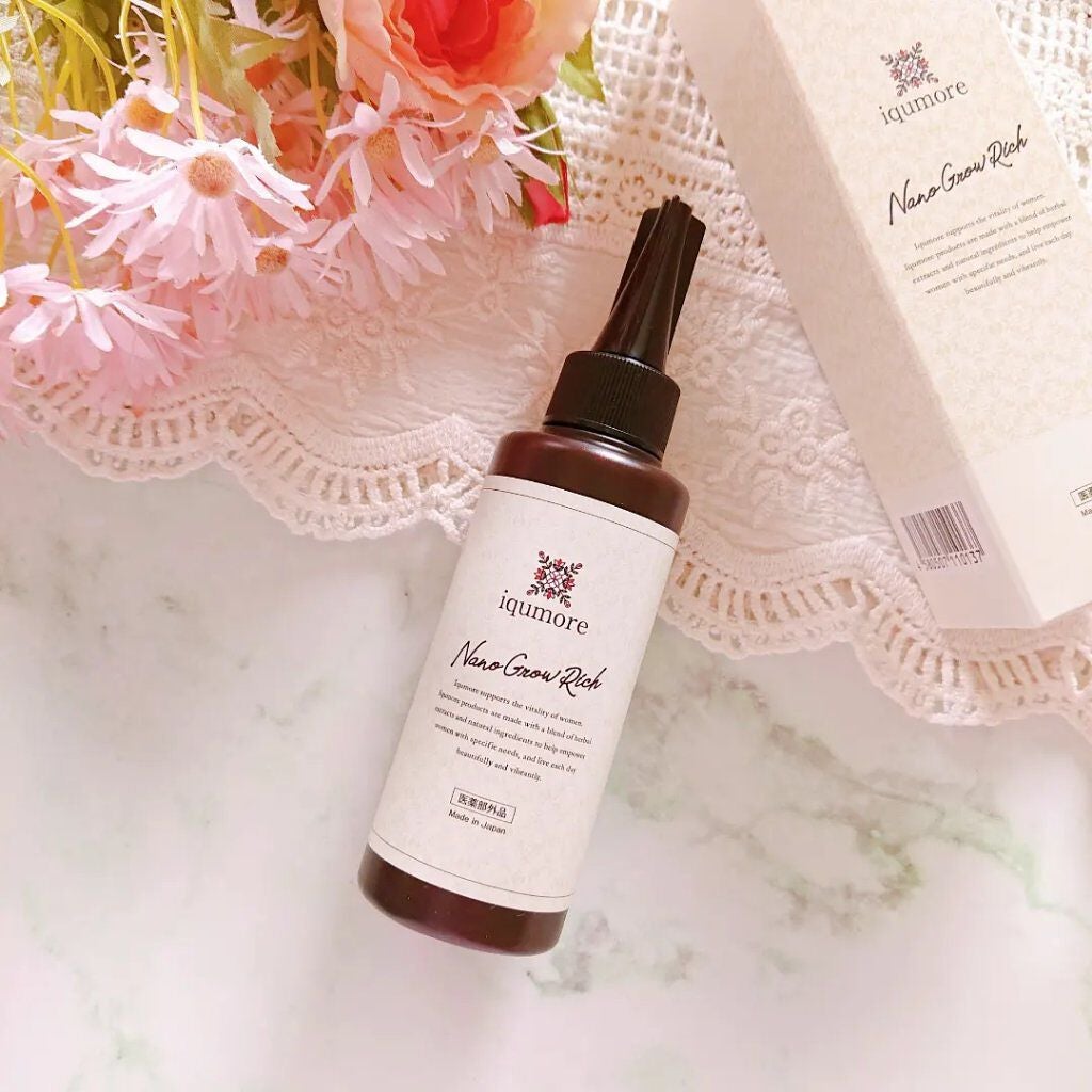ナノグロウリッチ/iqumore/頭皮ローションを使ったクチコミ(1枚目)