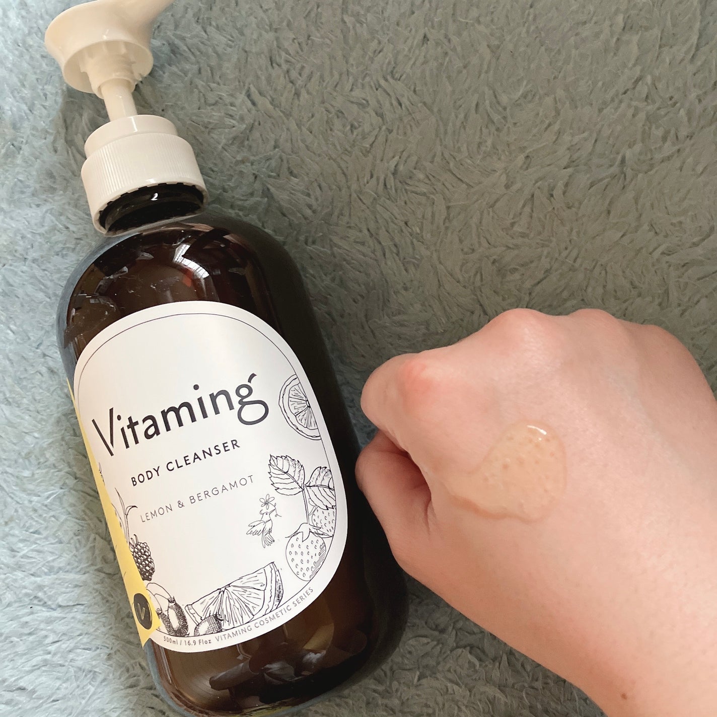 リフレッシングボディソープ(レモン&ベルガモットの香り)/Vitaming/ボディソープを使ったクチコミ(2枚目)