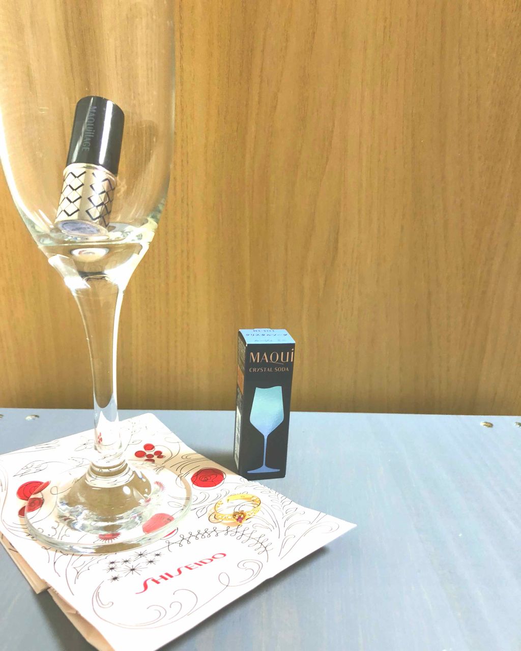 ルージュ ミニ BL101 クリスタルソーダ/マキアージュ/口紅を使ったクチコミ（1枚目）