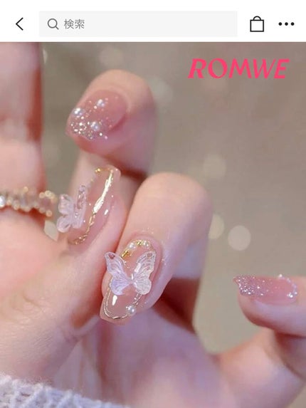 ネイルチップ/SHEIN/ネイルチップ・パーツを使ったクチコミ(1枚目)