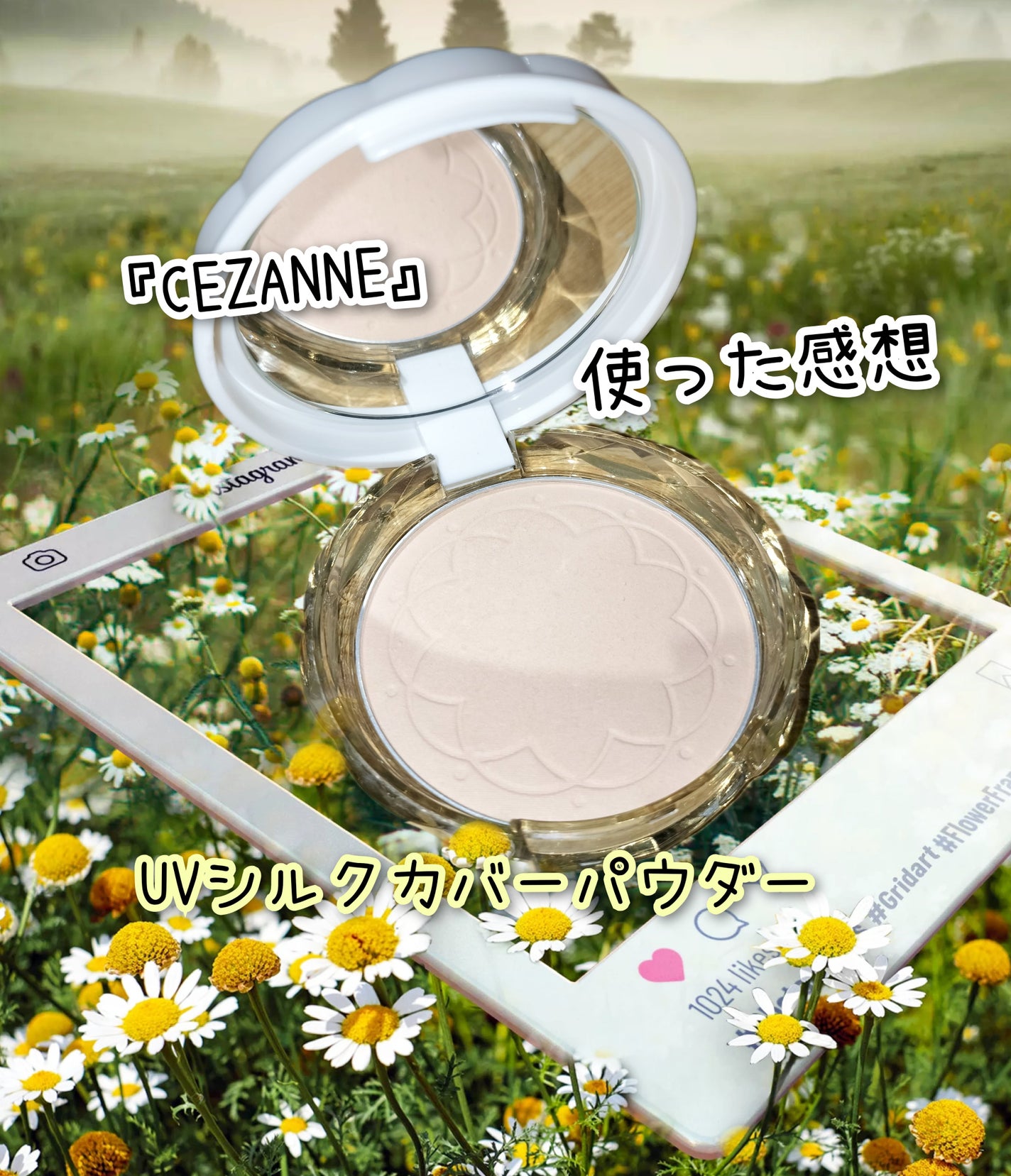 UVシルクカバーパウダー/CEZANNE/プレストパウダーを使ったクチコミ(1枚目)