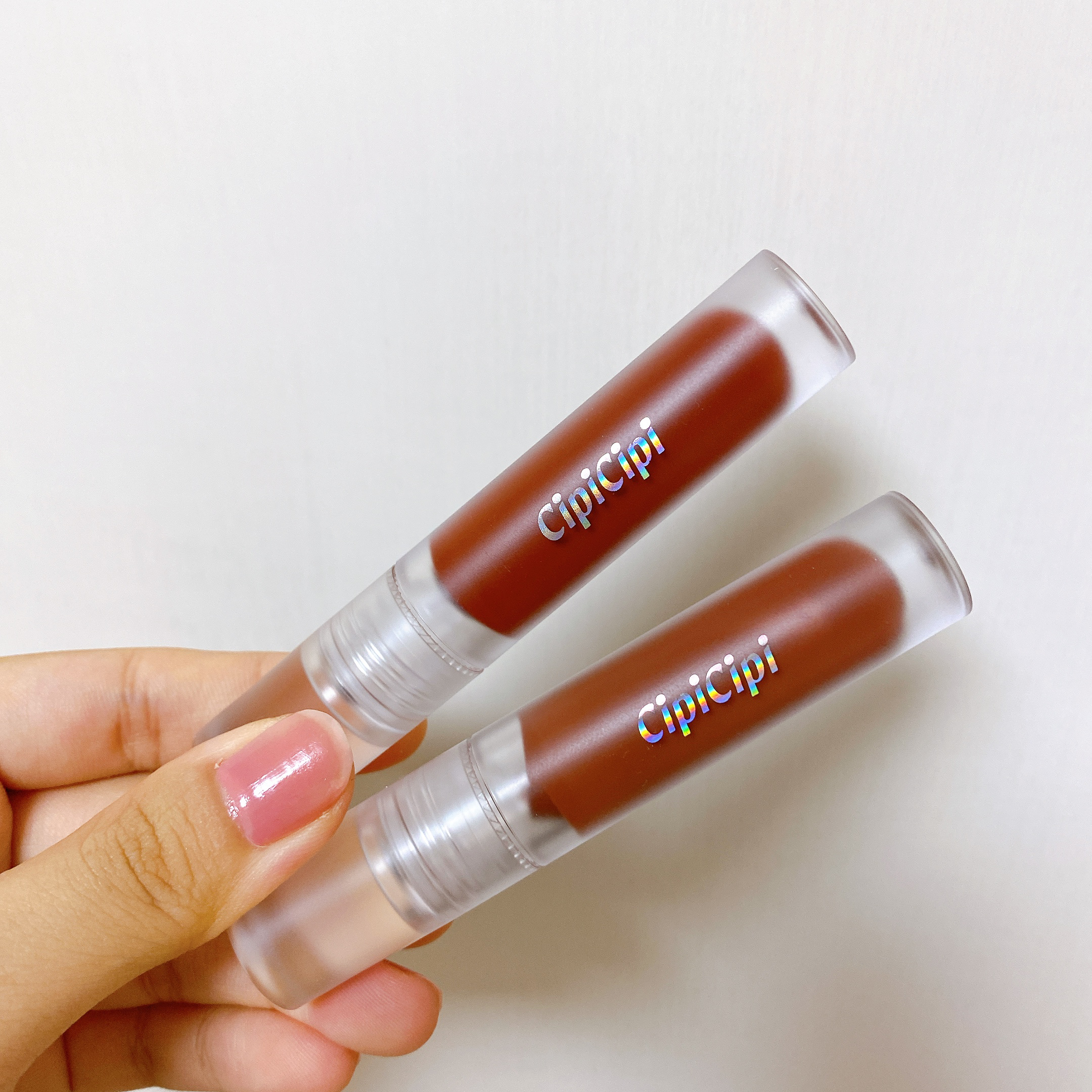 ふわマットティント 01 マホガニー/CipiCipi/リップティントを使ったクチコミ（1枚目）