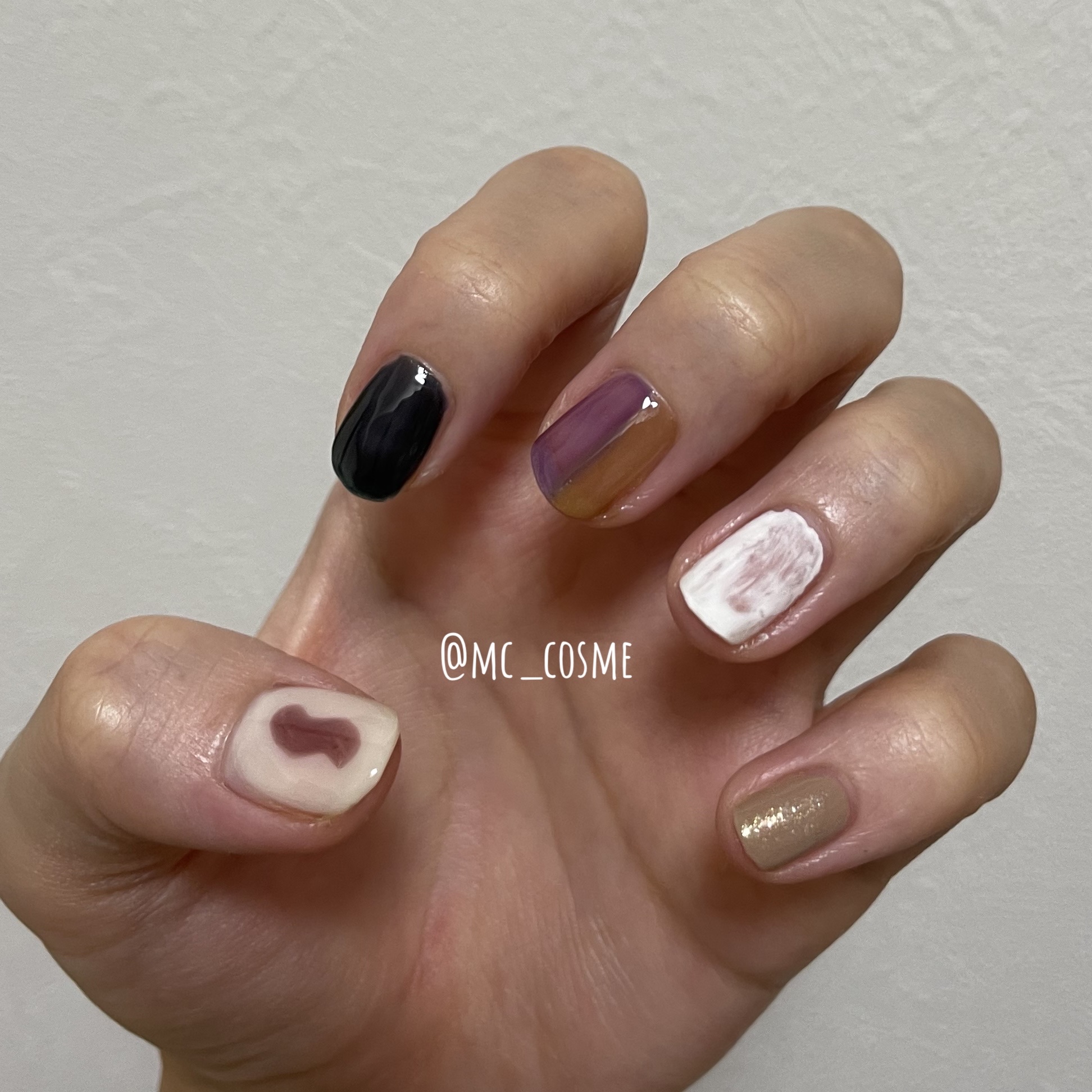 カラフルネイルズ/キャンメイク/マニキュアを使ったクチコミ（2枚目）