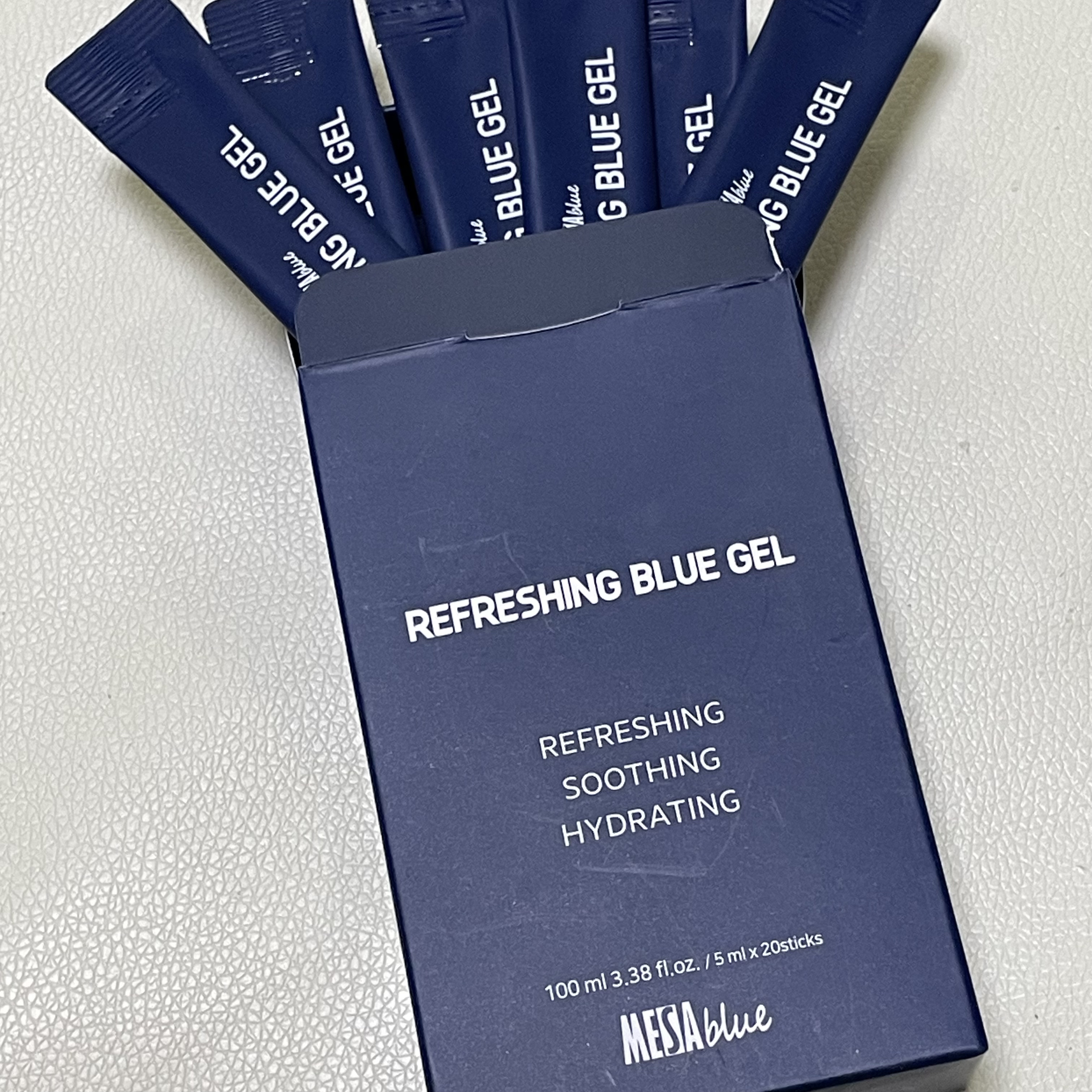 メサブルーリフレッシングブルージェル/MESAblue/フェイスクリームを使ったクチコミ（1枚目）
