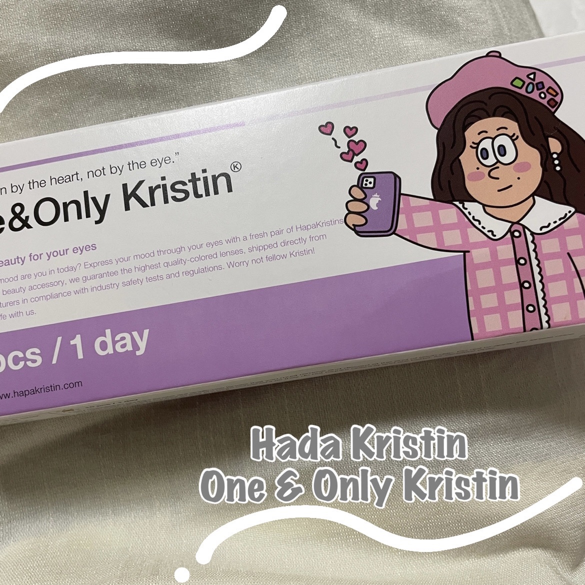 One & Only Kristin/Hapa kristin/カラーコンタクトレンズを使ったクチコミ（1枚目）