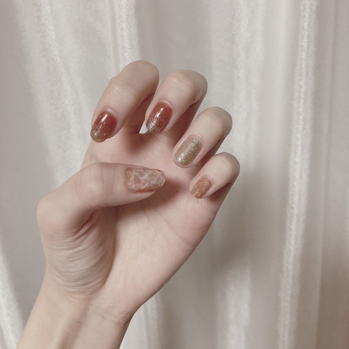 ジェルネイル（ライト対応）/セリア/ジェルネイルを使ったクチコミ（3枚目）