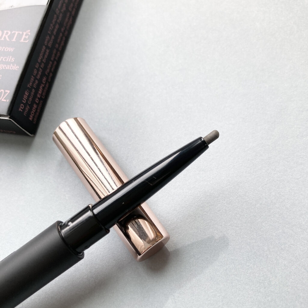 ペンシル アイブロウ GY002 ナチュラルグレー/DECORTÉ/アイブロウペンシルを使ったクチコミ（2枚目）